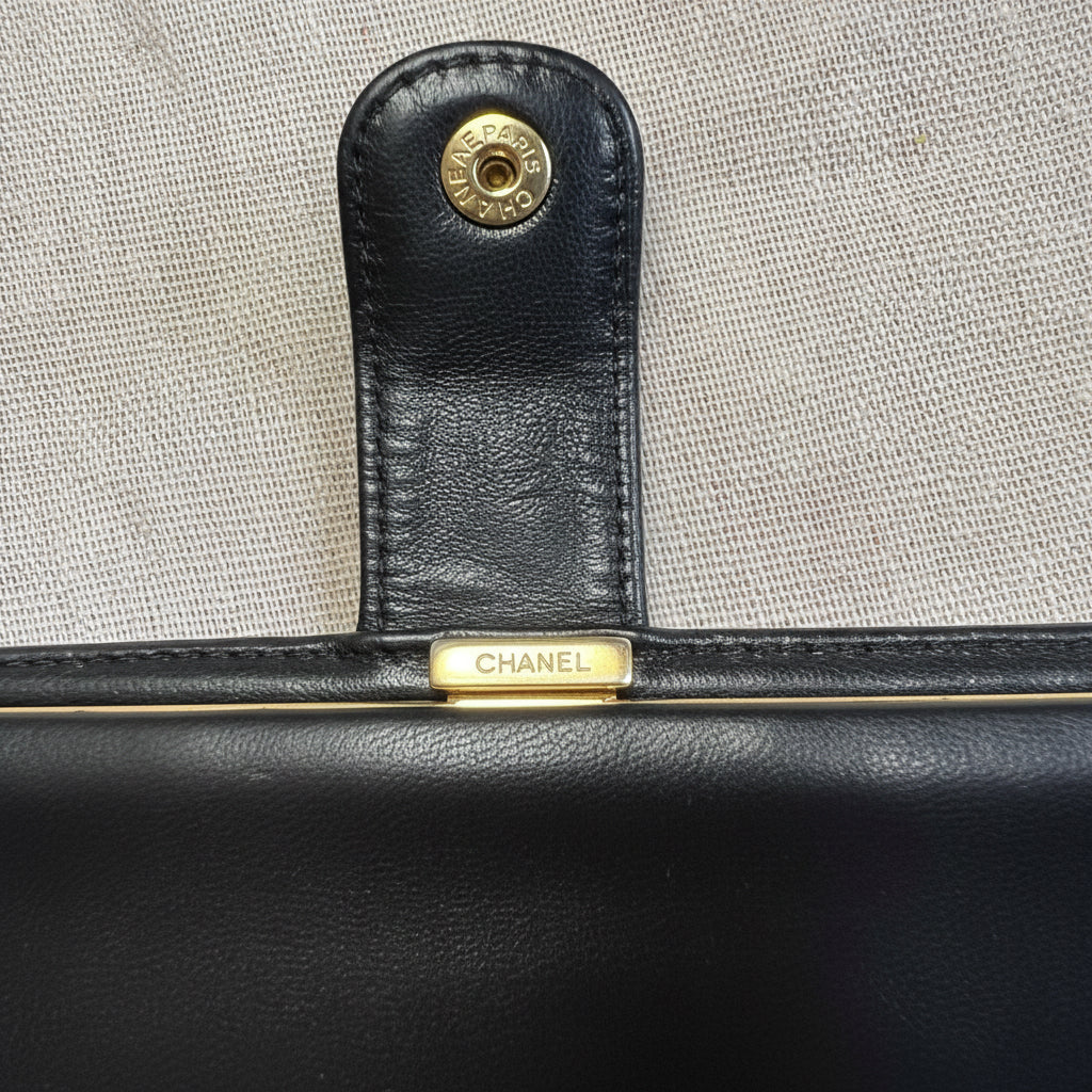 ✨ CHANEL – Grand Portefeuille CC Timeless en Cuir Caviar Noir ✨