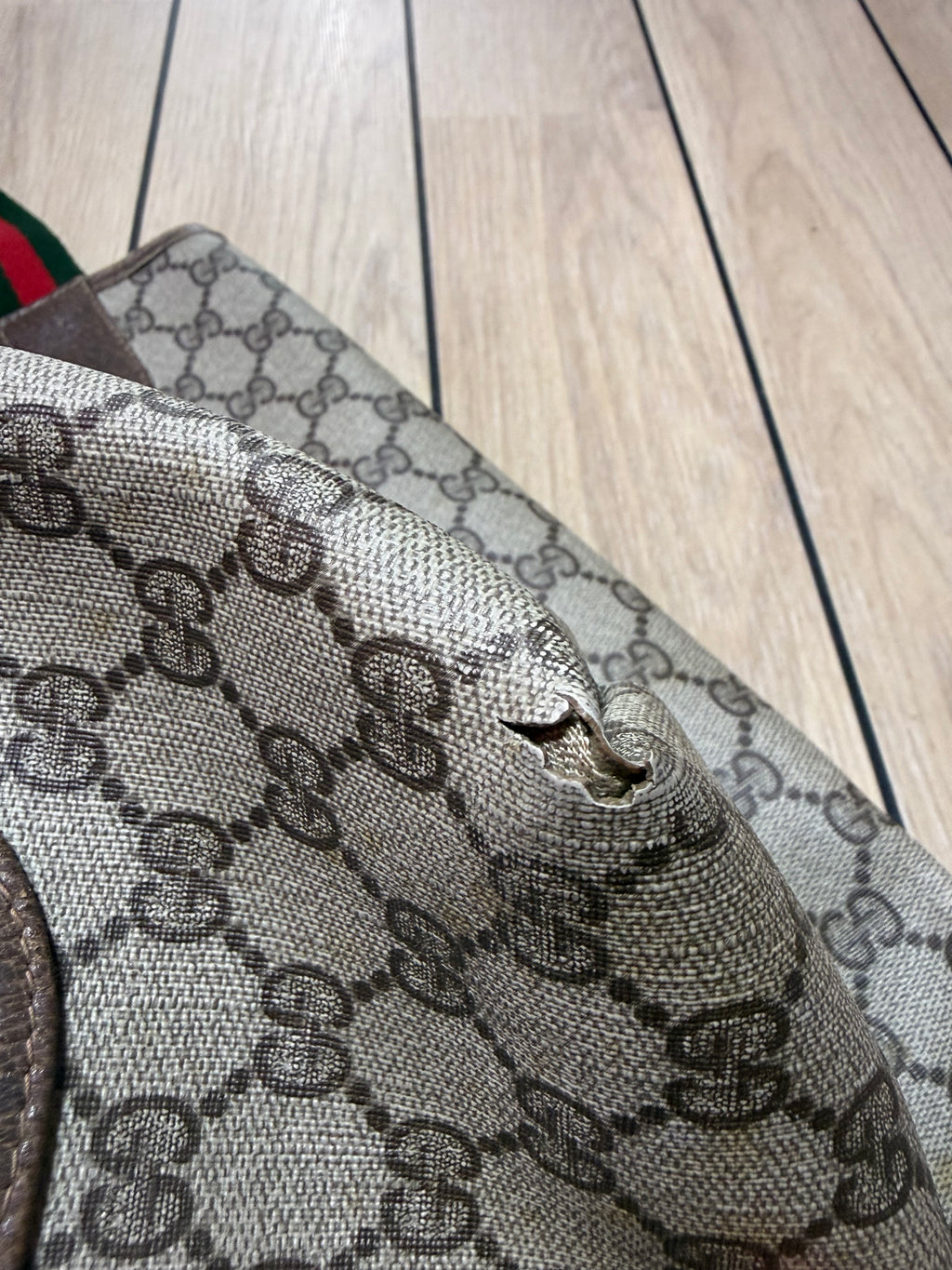 ✨Gucci - grand cabas Vintage en toile GG ✨