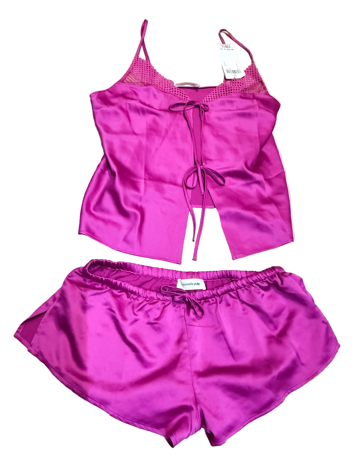 ✨ Neuf 85€ ensemble Chantelle satin fuschia ✨