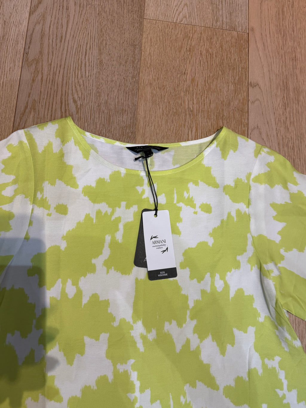 ✨ Neuf 245€ ✨ Armani Exchange - Robe Tunique Lemon - T36 ok 40 ✨