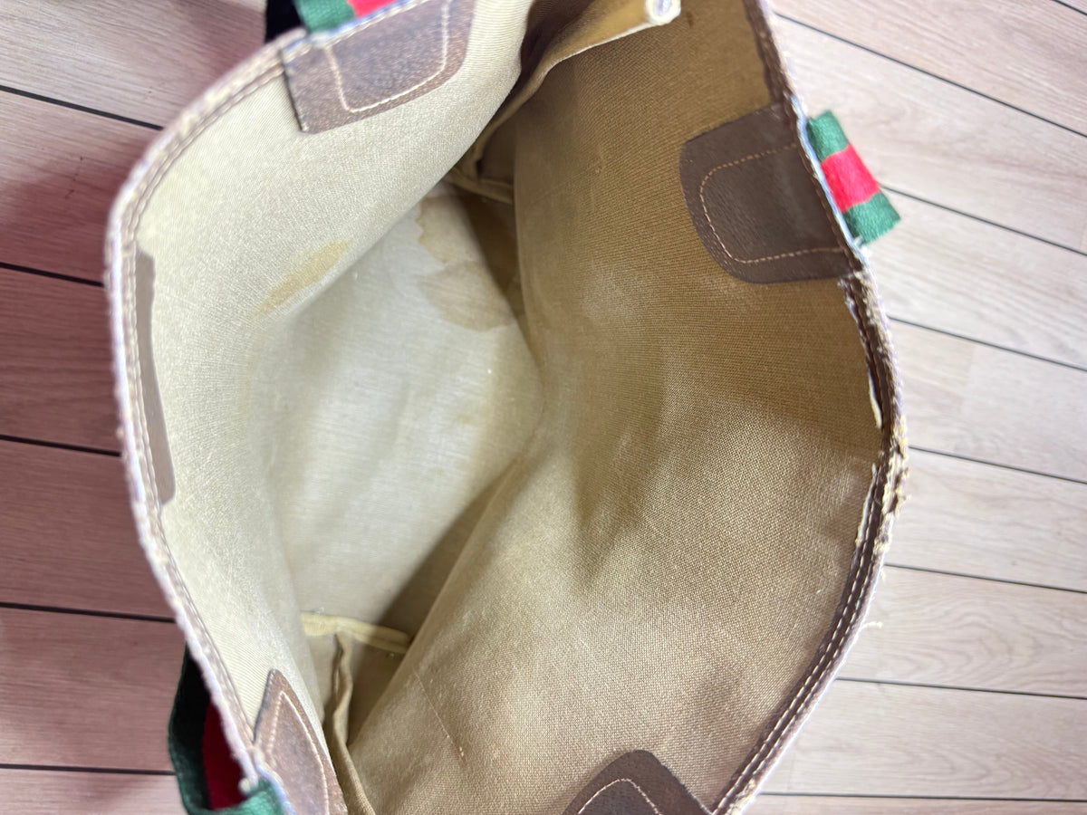 ✨Gucci - grand cabas Vintage en toile GG ✨