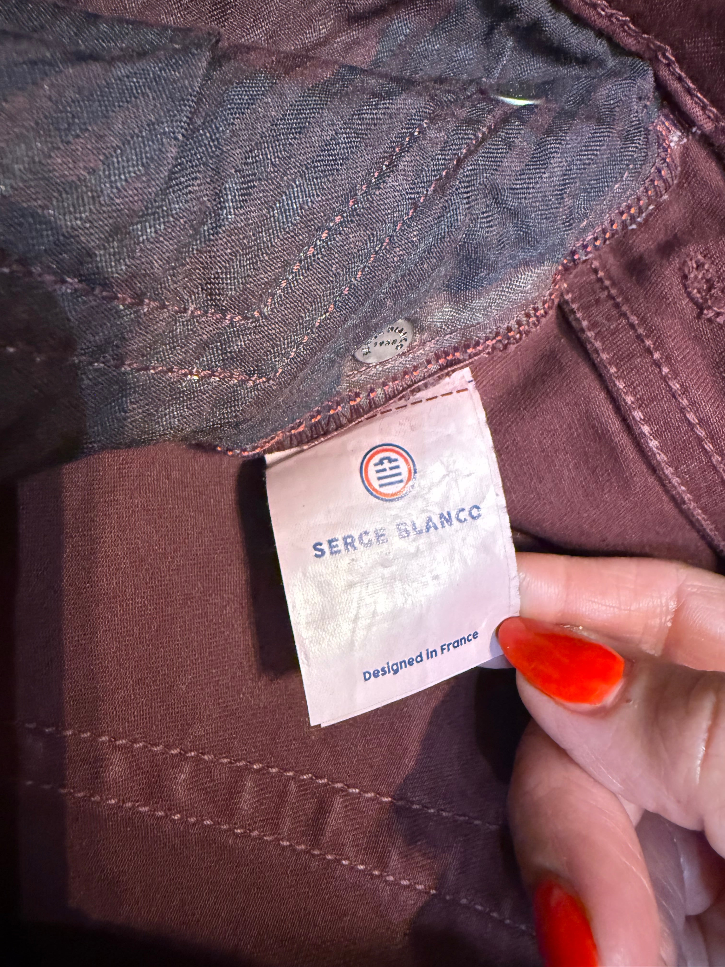 Neuf avec étiquette 115€ Serge Blanco bordeaux homme T31