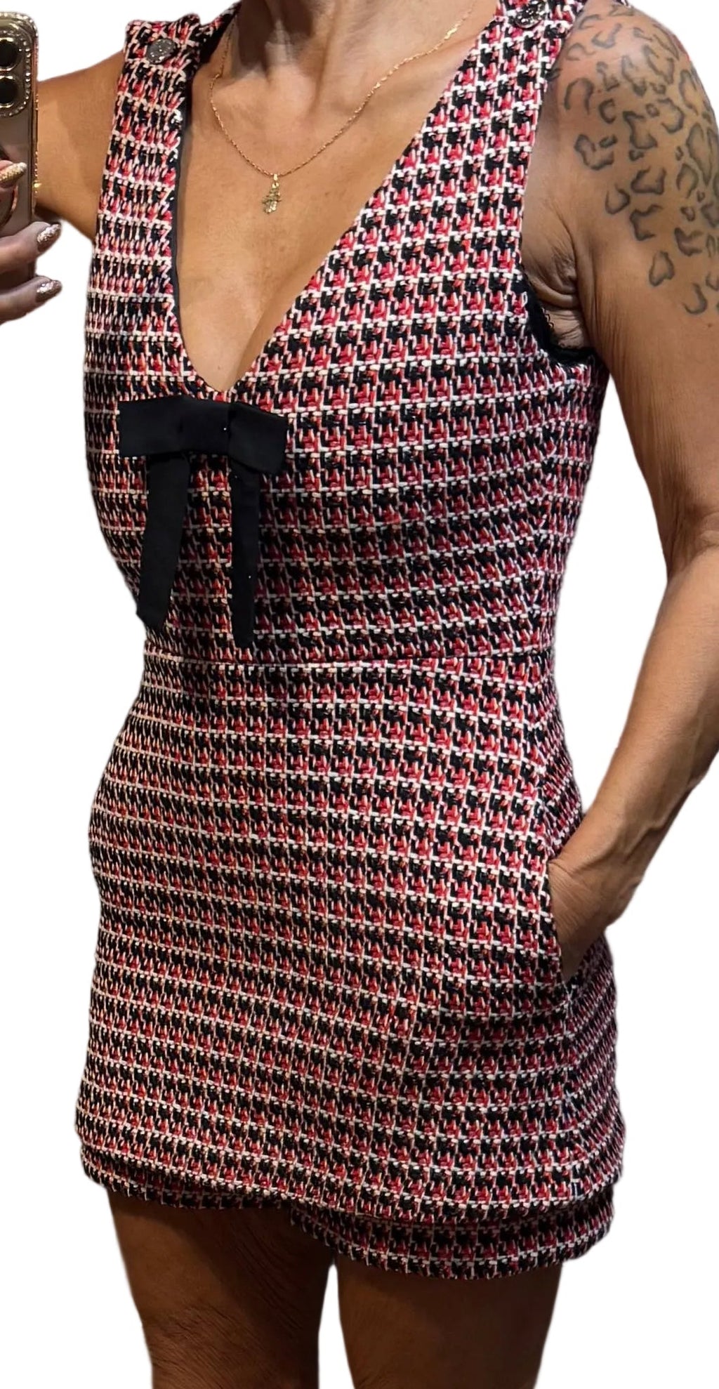 ✨ Maje - Combishort en tweed - Rétro - T36 ✨