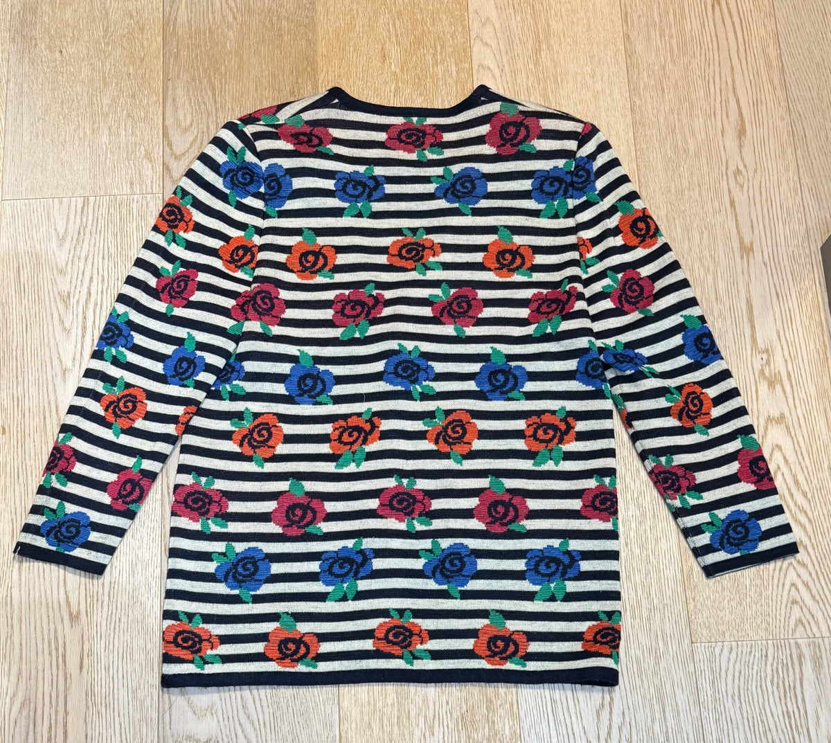 ✨ Devernois Paris - Veste Cardigan jacquard fleuri - T40/42 L/XL ✨