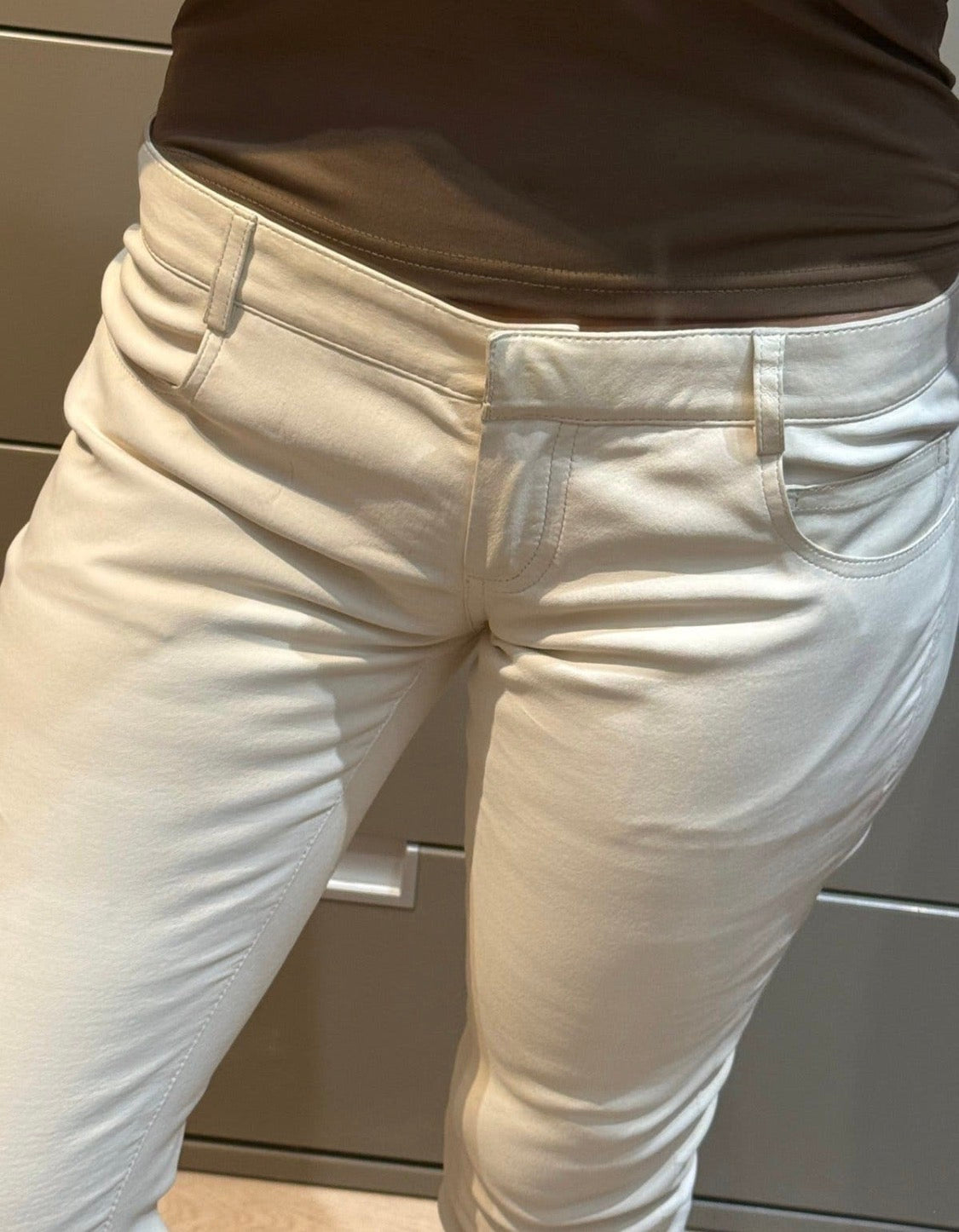 ✨ Balmain - Pantacourt en cuir de mouton - T36  ✨