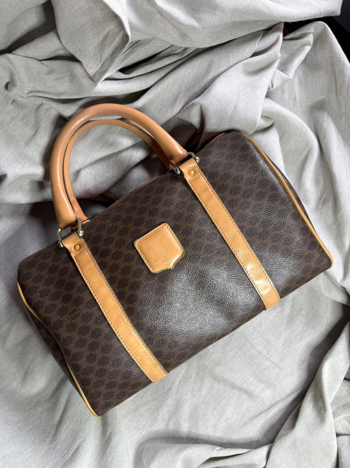 ✨ Sac Céline Boston 30 Macadam Vintage – Une Pépite Iconique ✨