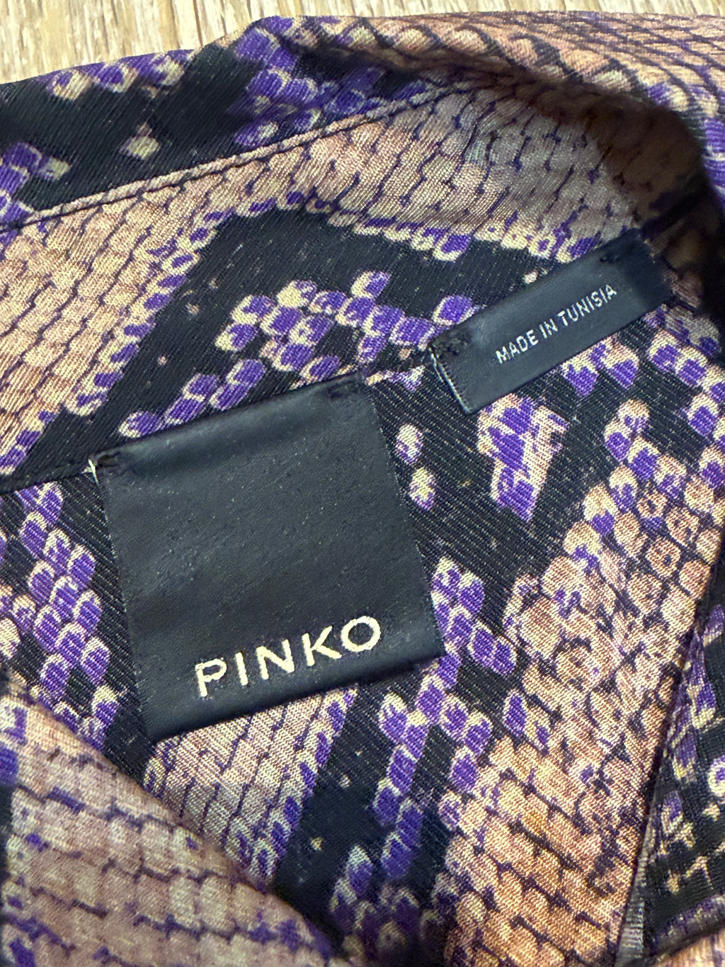 ✨ Neuve 265€ PINKO chemise Python T38 ✨