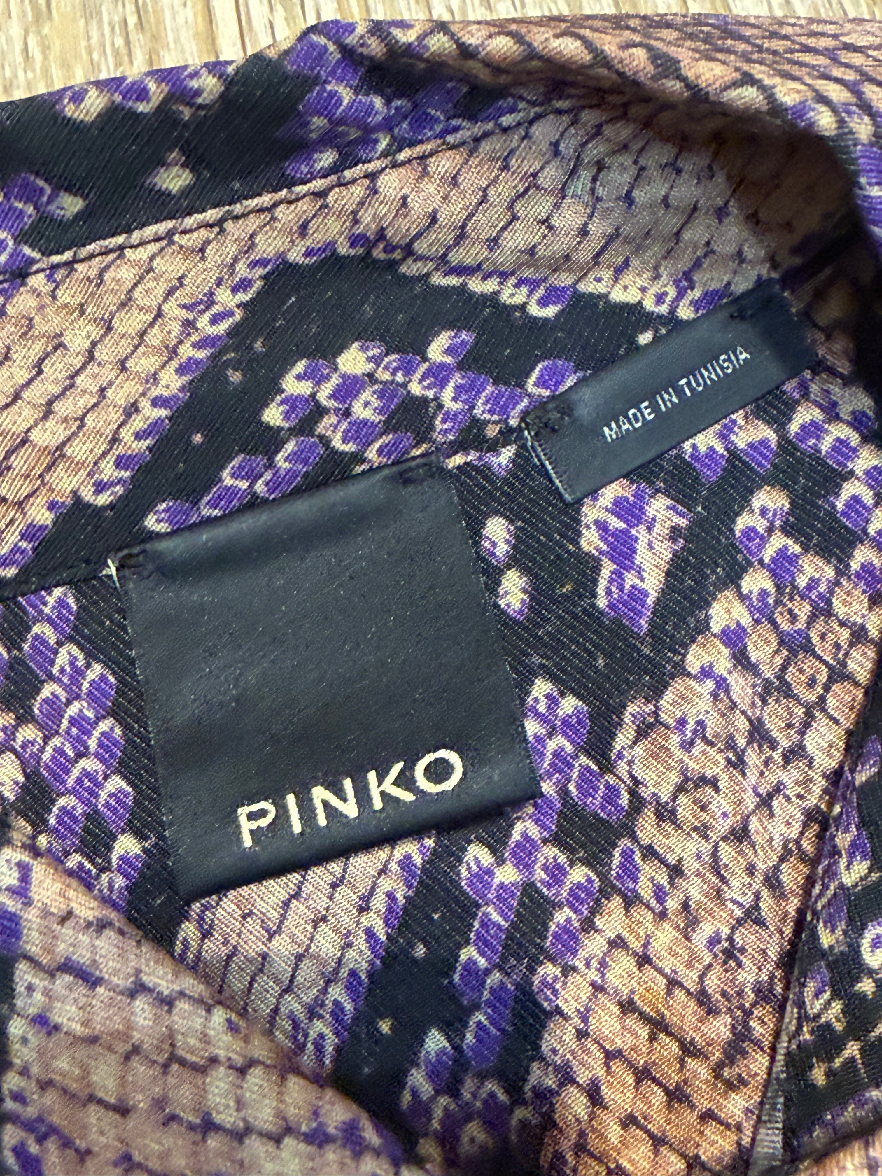 ✨ Neuve 265€ PINKO chemise Python T38 ✨