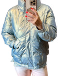 ✨ Neuve 130€ Diab’less Doudoune bleu métal M ok L ✨