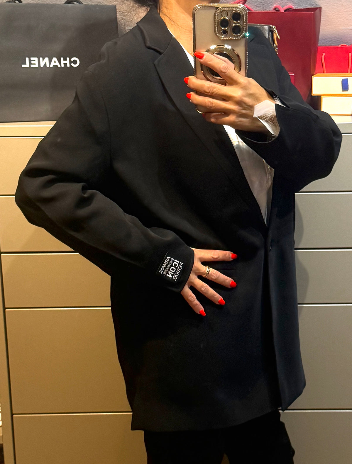 ✨ Neuf 310€ - Armani Exchange - Blazer oversize Mixte - Femme M ok XL - Homme S ok M ✨