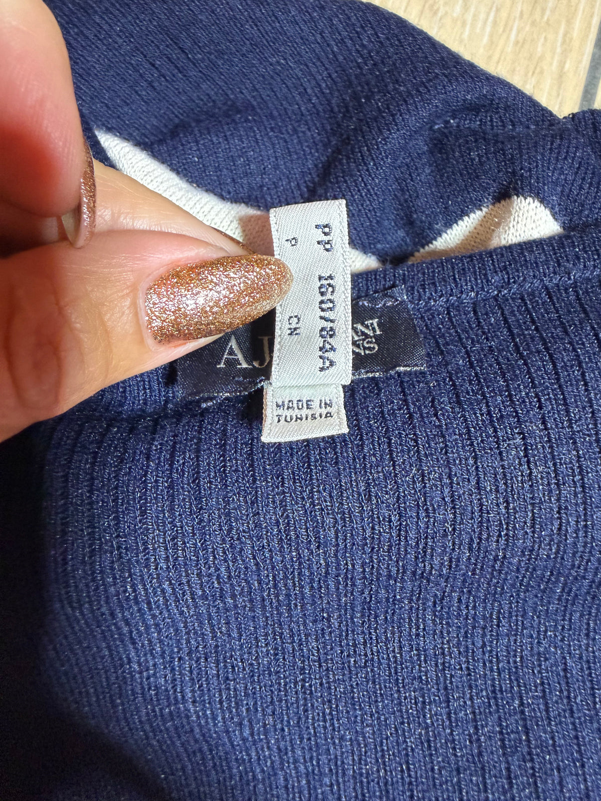 ✨ Armani Jeans - Robe marinière en laine - T38 M ✨