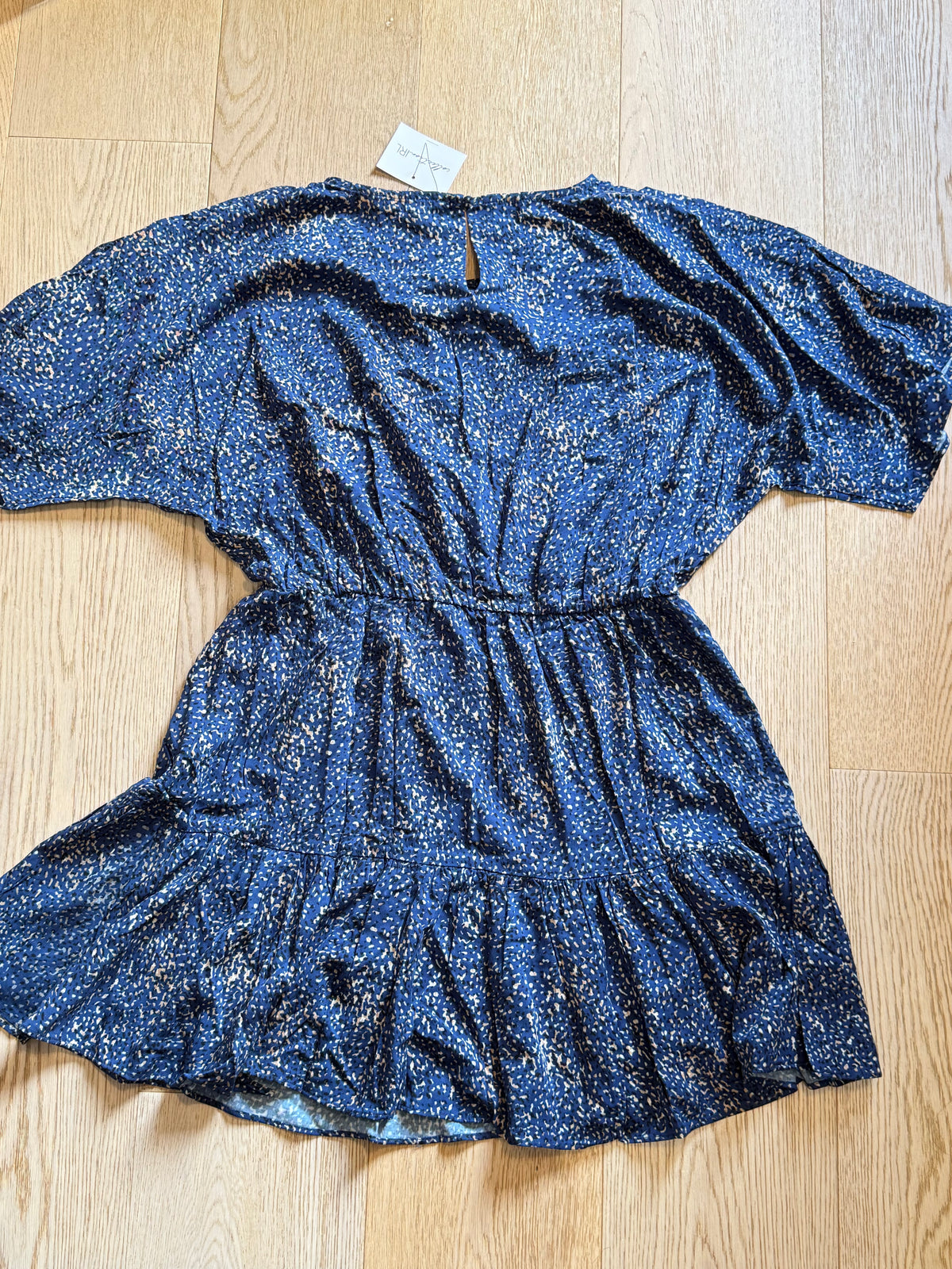 ✨ Neuve 39,99€ Collection IRL Robe fluide bleue imprimée Naja - Taille 44 ✨