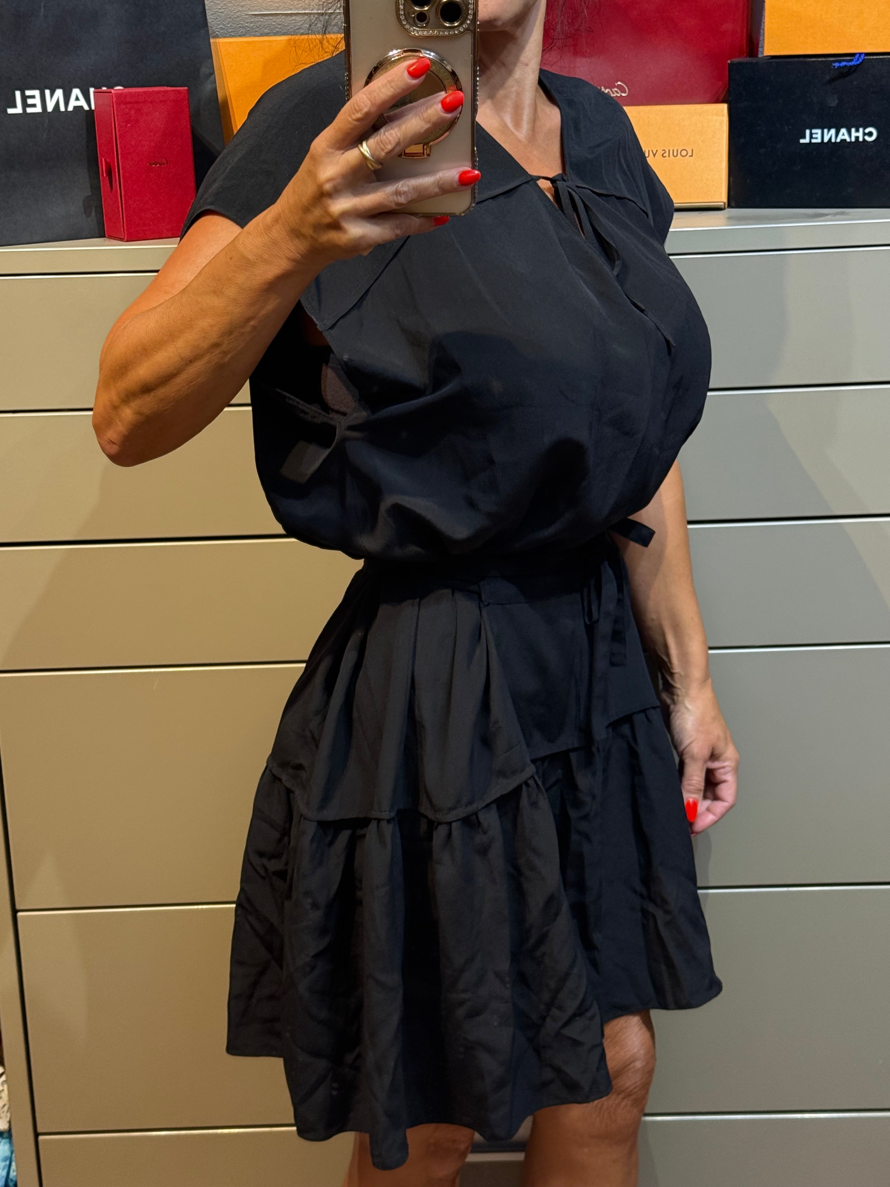Rag & Bone robe en soie noire Taille ok jusque 42