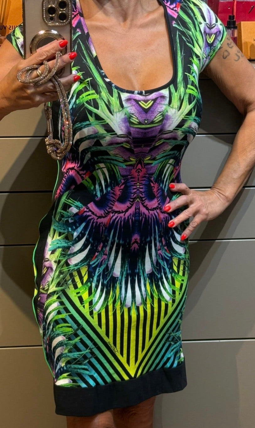 ✨ Just Cavalli - Robe Tropicale - T36 S ✨