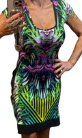 ✨ Just Cavalli - Robe Tropicale - T36 S ✨