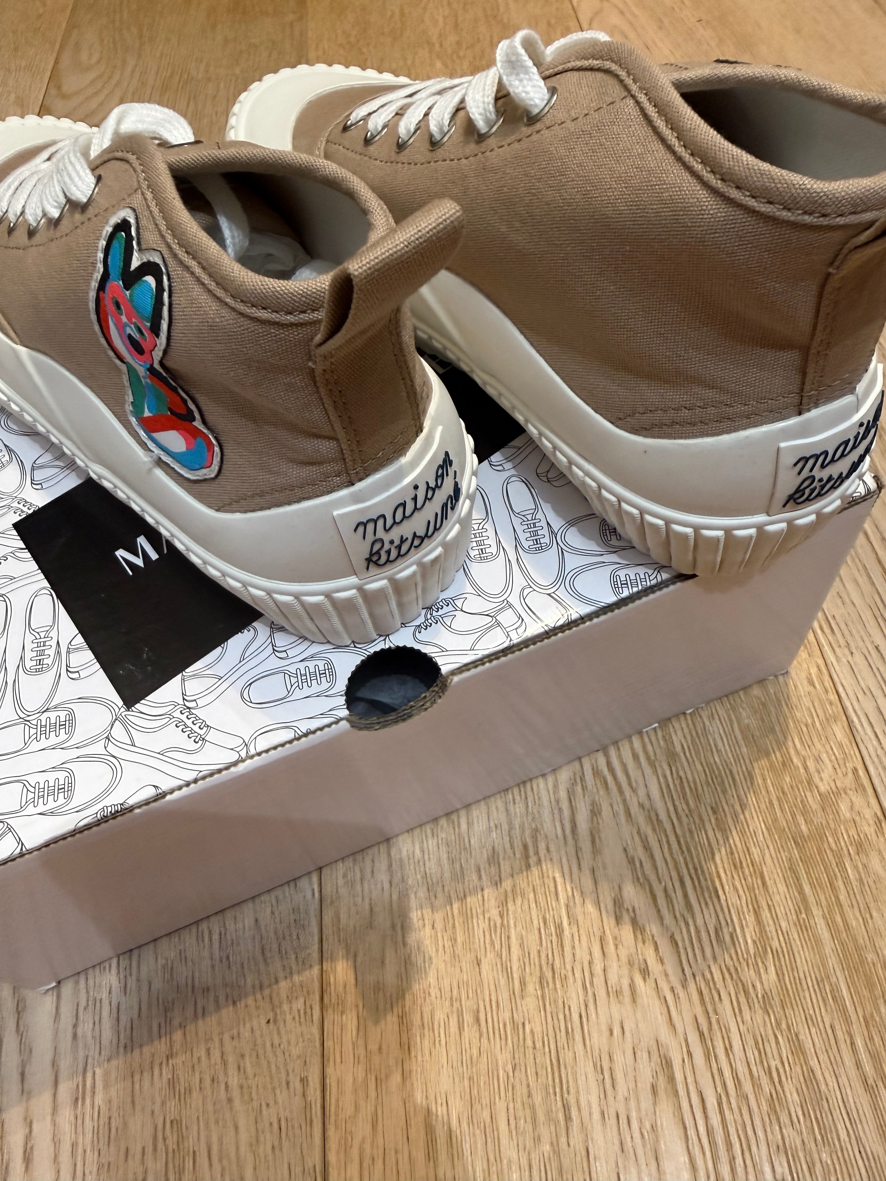 ✨ Neuves 230€ Exceptionnelles Maison Kitsuné T37 baskets montantes ✨