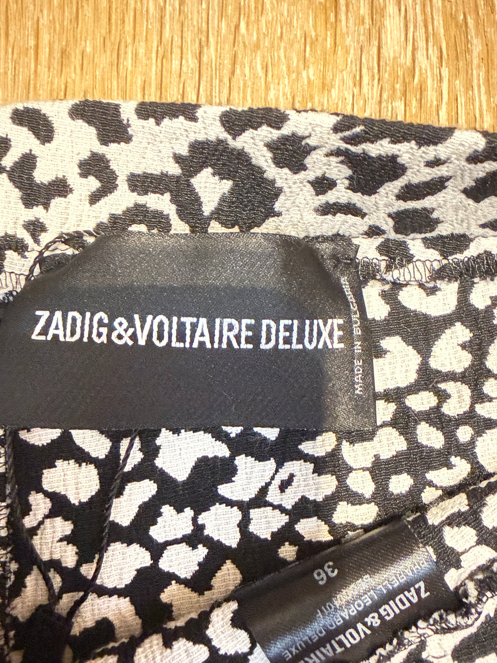 ✨ Zadig & Voltaire - Slim Léopard Deluxe - T36 S ✨