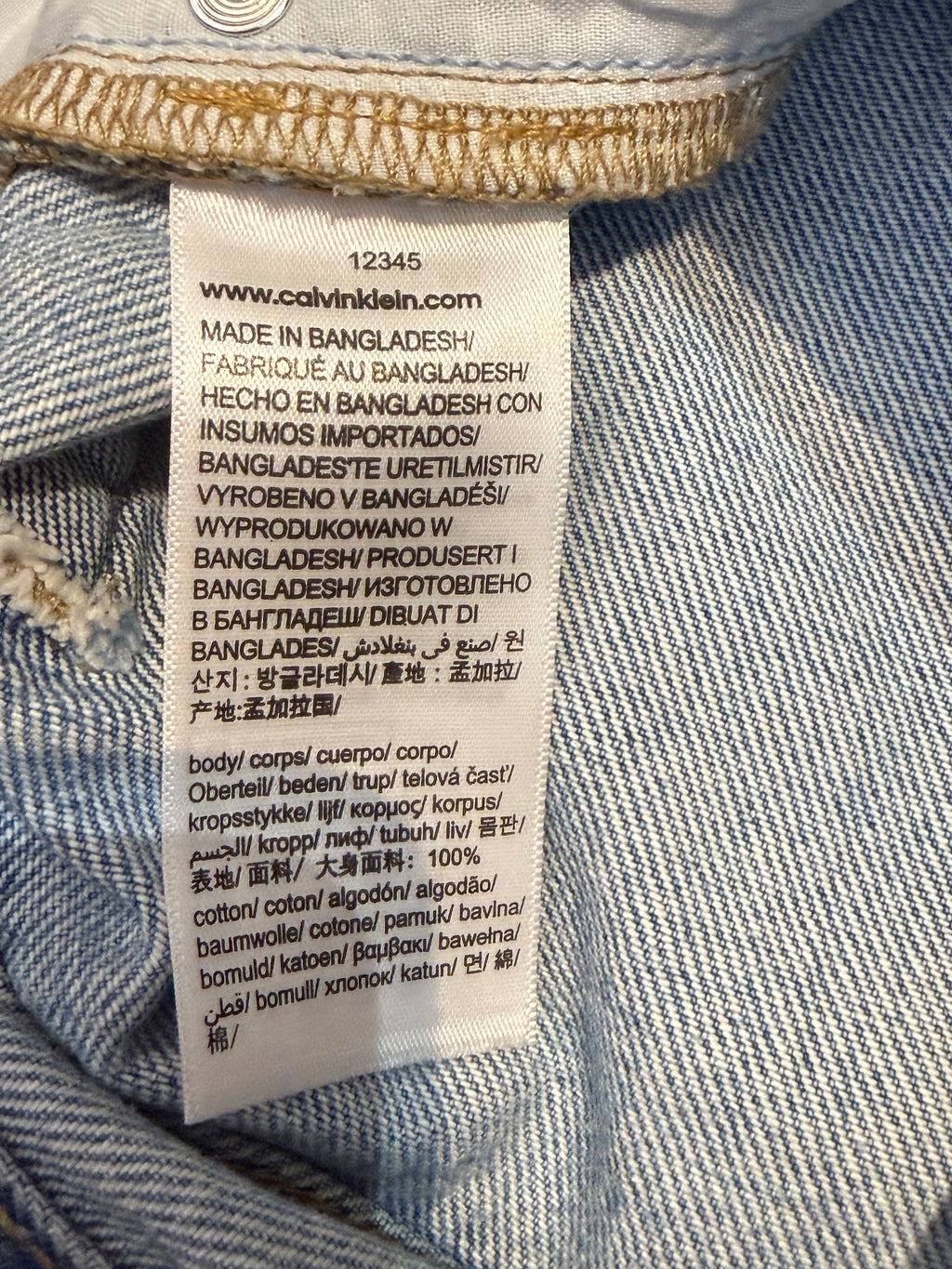 ✨ Neuf 90€ bermuda en jean Calvin Klein T38 ✨