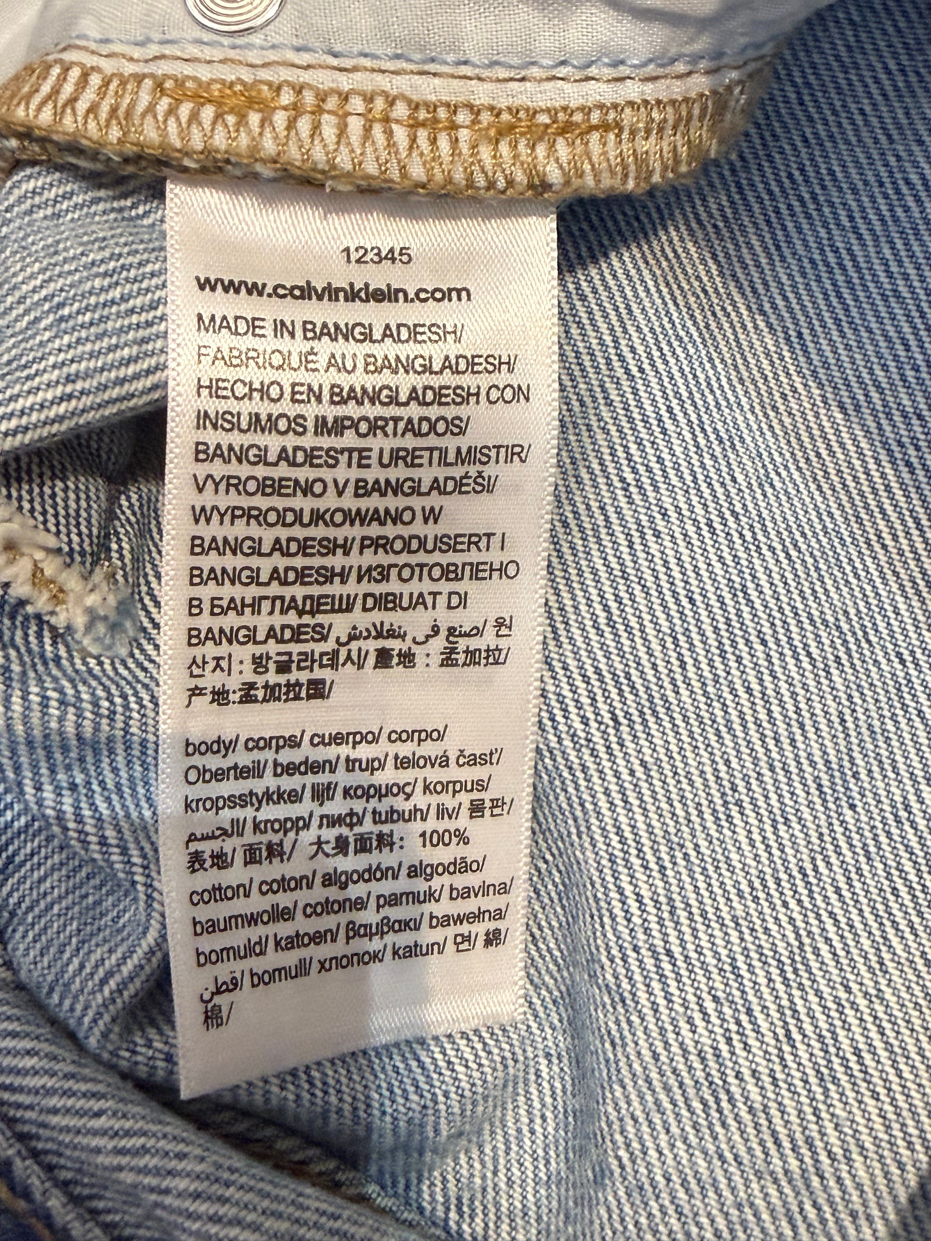 ✨ Neuf 90€ bermuda en jean Calvin Klein T38 ✨