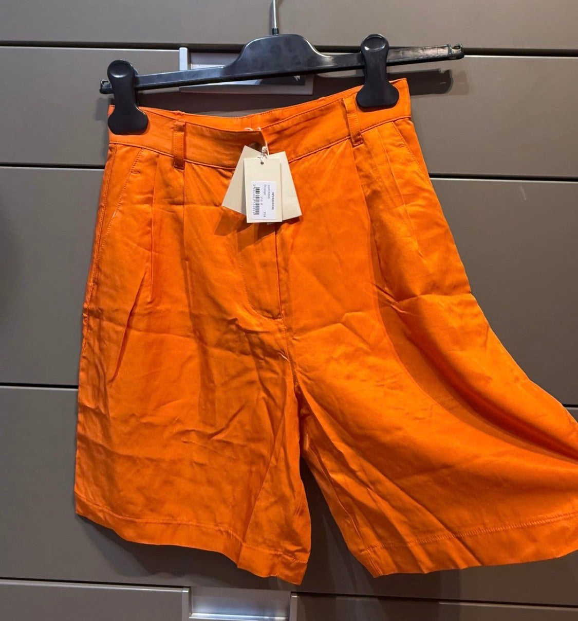 ✨ Neuf 150€ - Maje - Short Bermuda Orange - T34 XS ✨