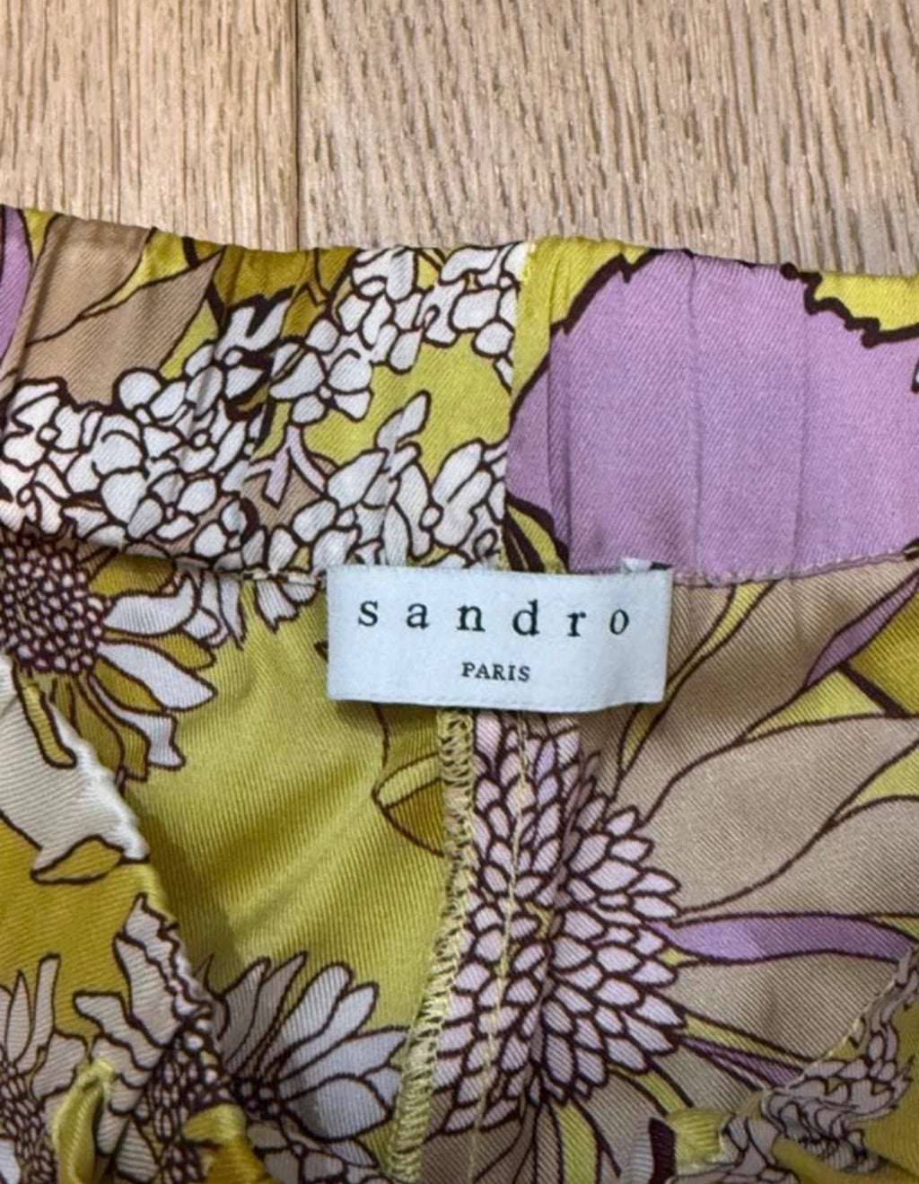 ✨ Neuf 195€ - Sandro - Short imprimé Flower Power - T36 ✨