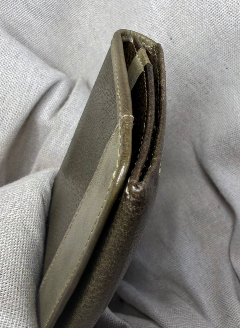 ✨ Balmain - Long Portefeuille Wallet kaki ✨