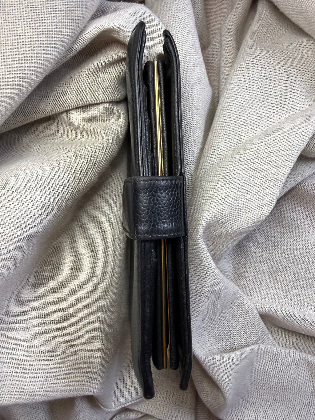 ✨ CHANEL – Grand Portefeuille CC Timeless en Cuir Caviar Noir ✨