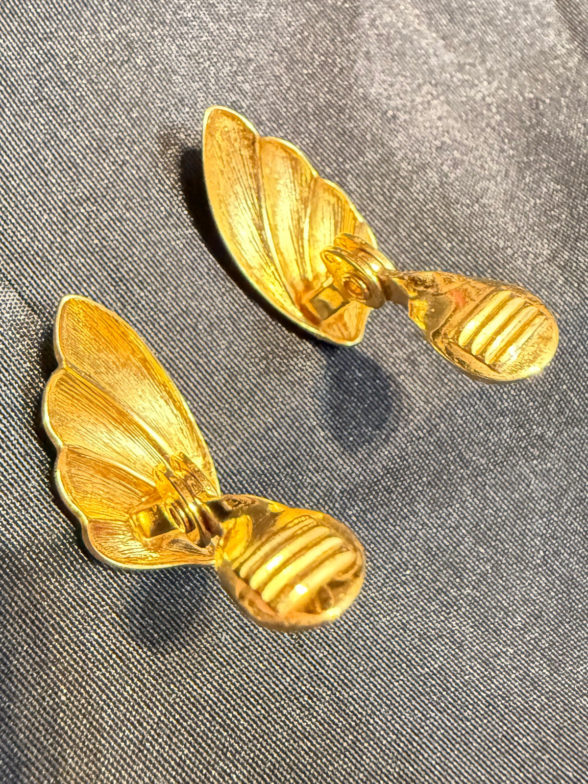 ✨ MONET Clips d’oreilles Exceptionnels Vintage - Triple Placage Or Lourd ✨