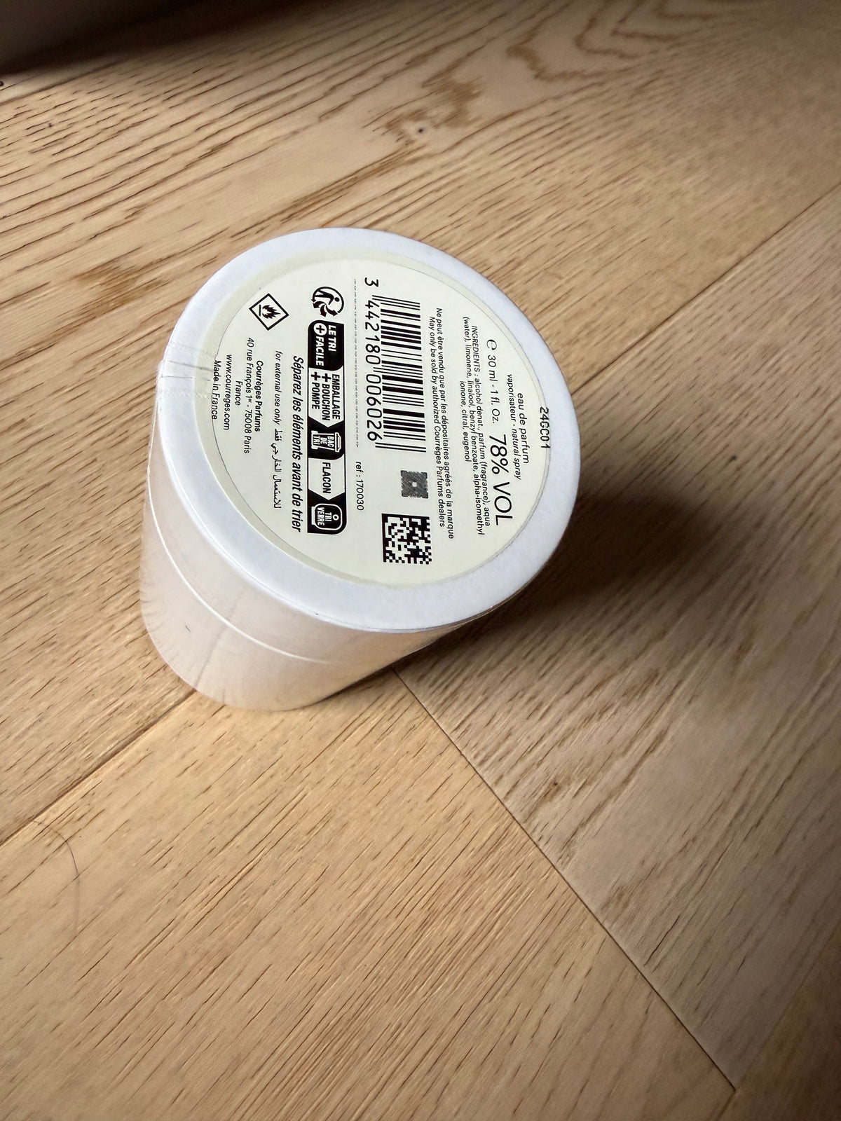 ✨ Neuf 90€ - Courrèges - Le messager - Eau de Parfum - 30ml ✨