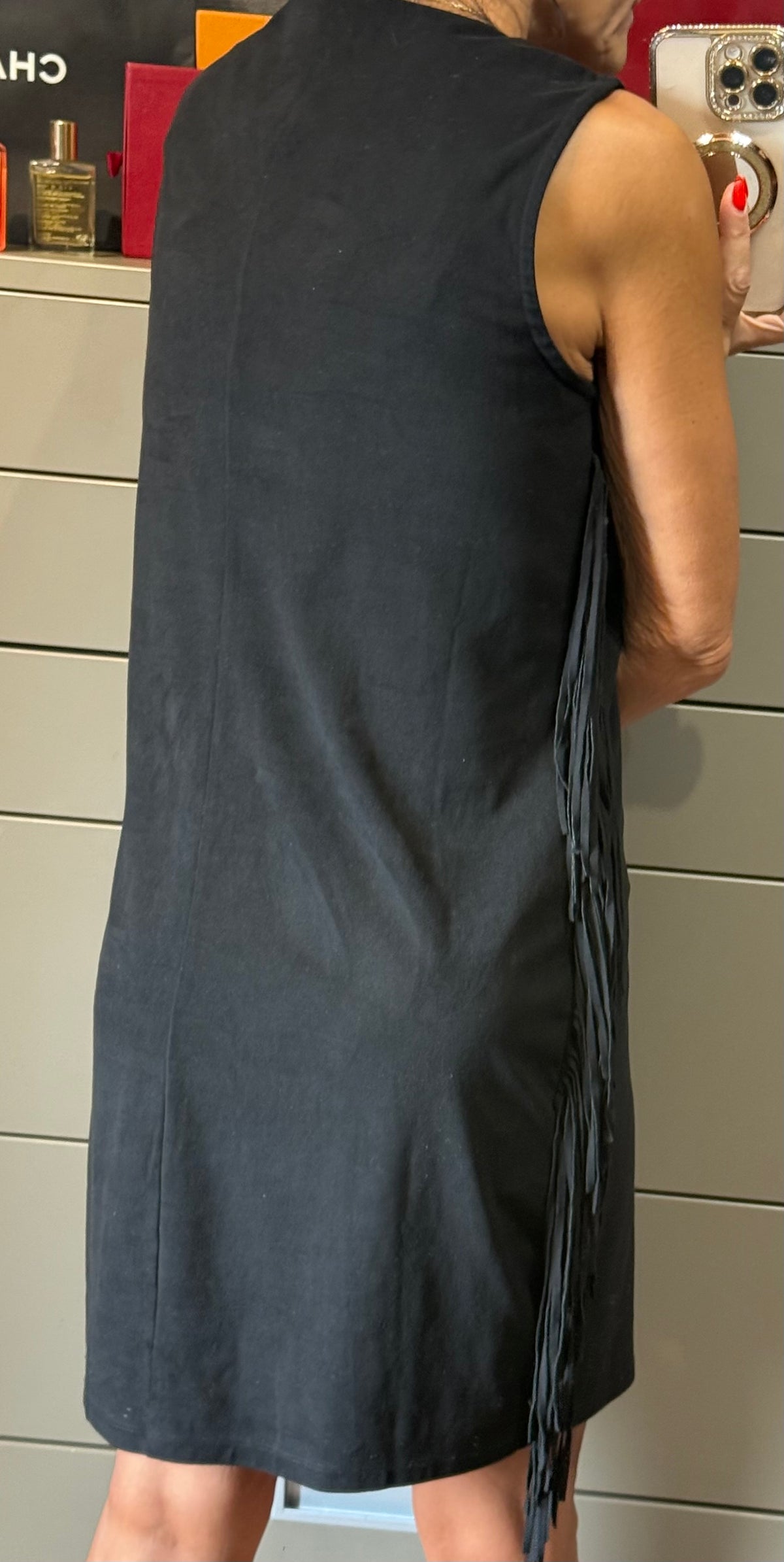✨ Morgan - petite robe noir à franges T40 L ✨