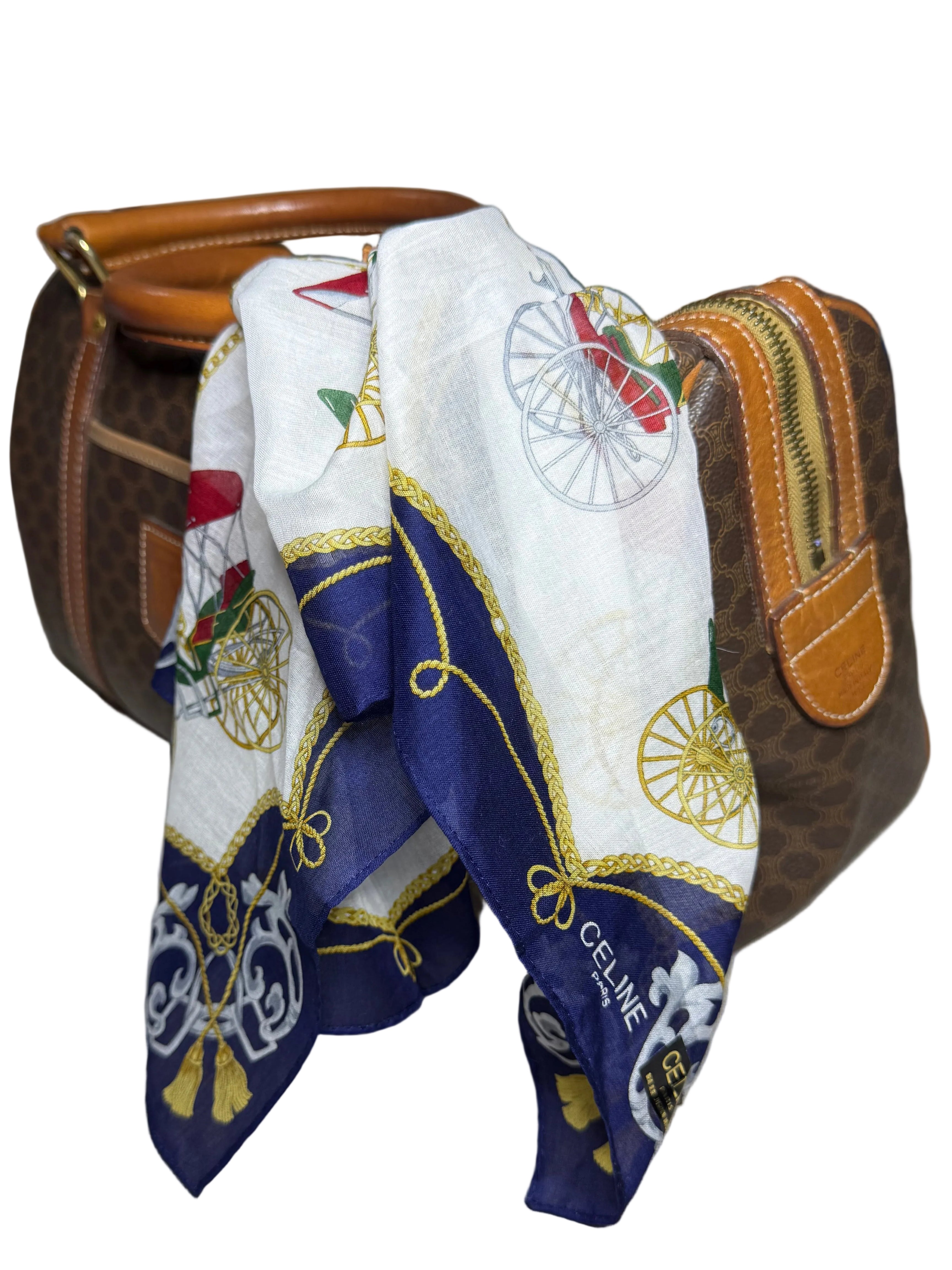 ✨ Neuf 230€ Foulard carré vintage Celine Paris ✨