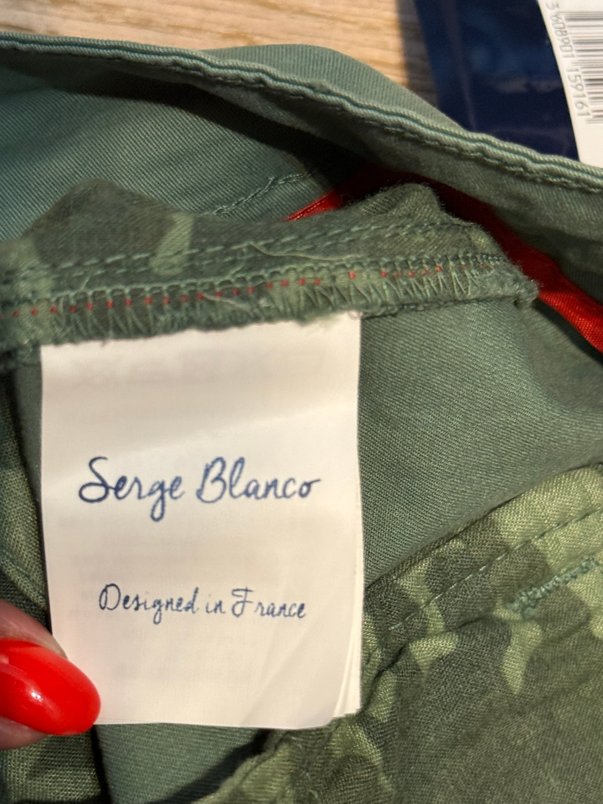 ✨ Neuf 139€ pantalon Serge Blanco vert T28✨