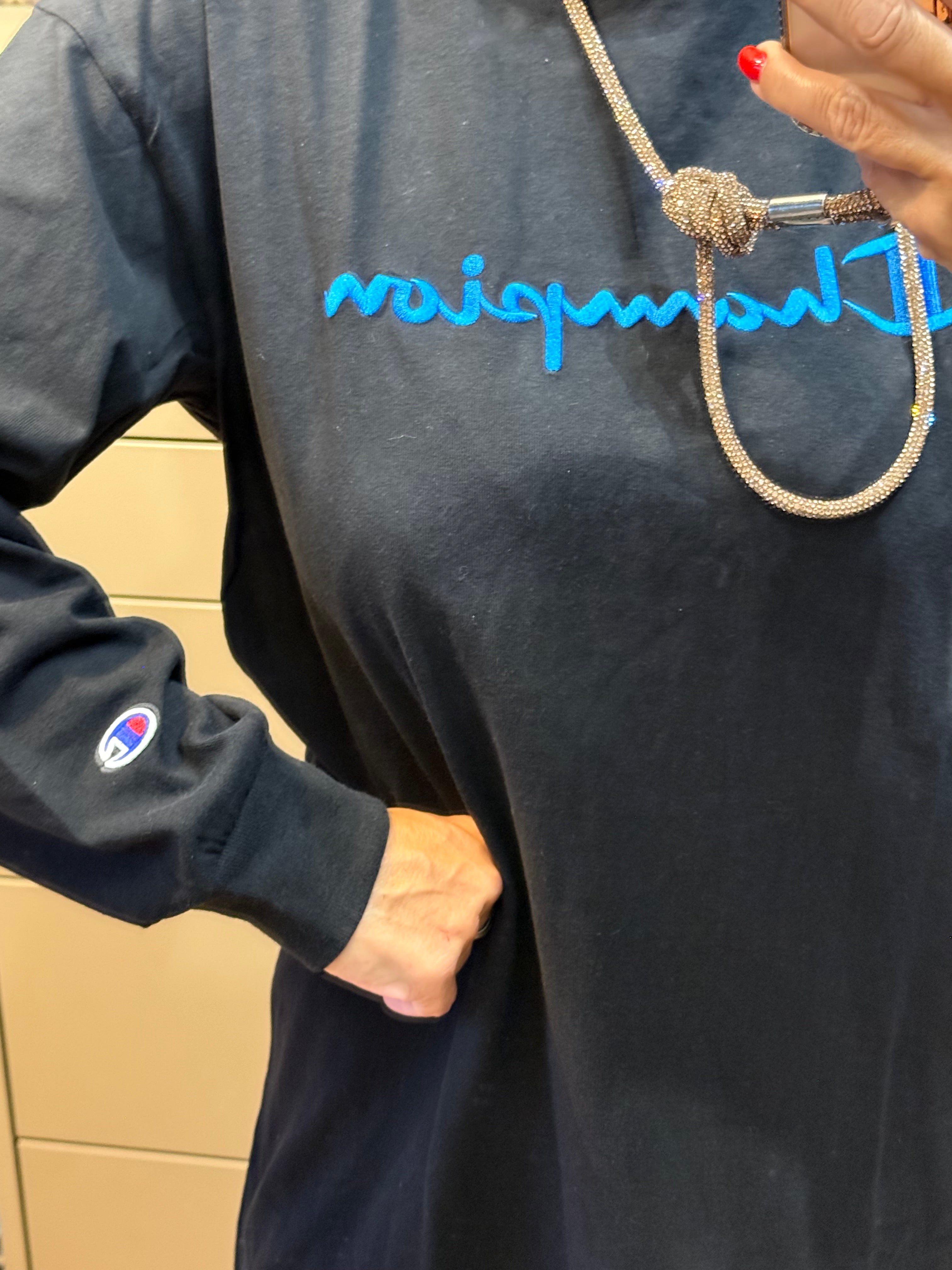 Neuve 70€ Robe noire Champion M ok L