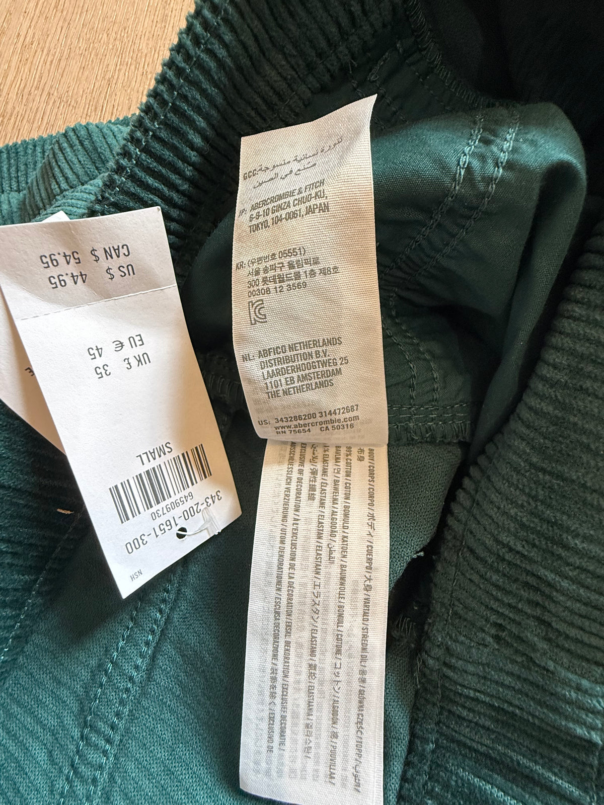 ✨ Neuve 45€ Hollister mini jupe en velours 36 S ✨