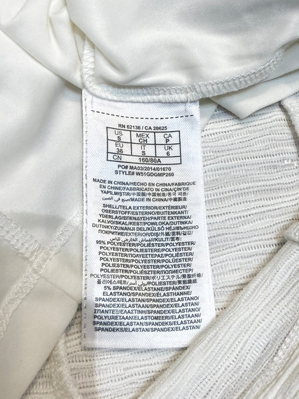 ✨ Guess - Robe fourreau blanche - T36 S ✨