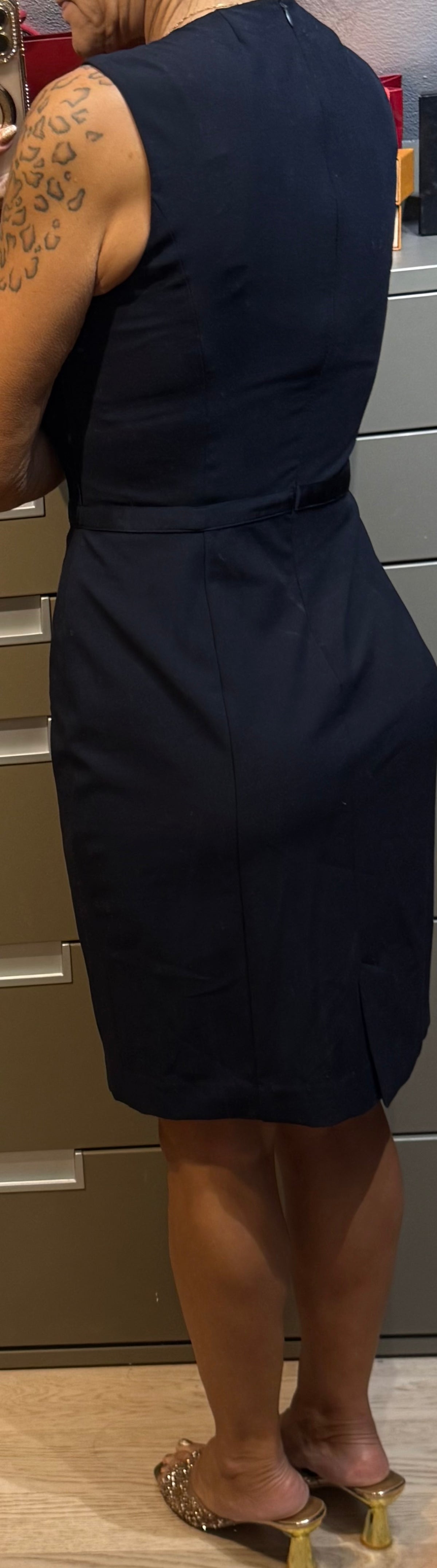 ✨ Armani Jeans - Robe classe dentelle bleu marine - T36 ✨