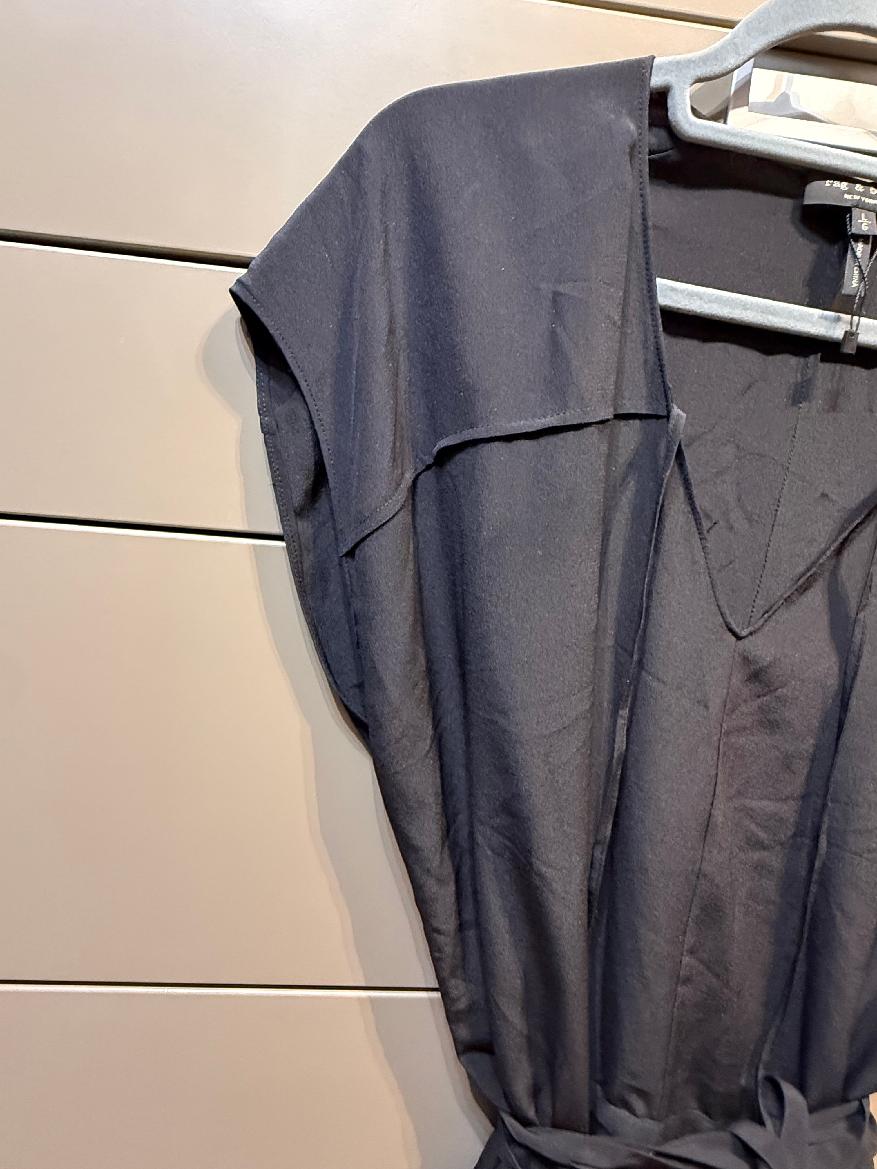 Rag & Bone robe en soie noire Taille ok jusque 42