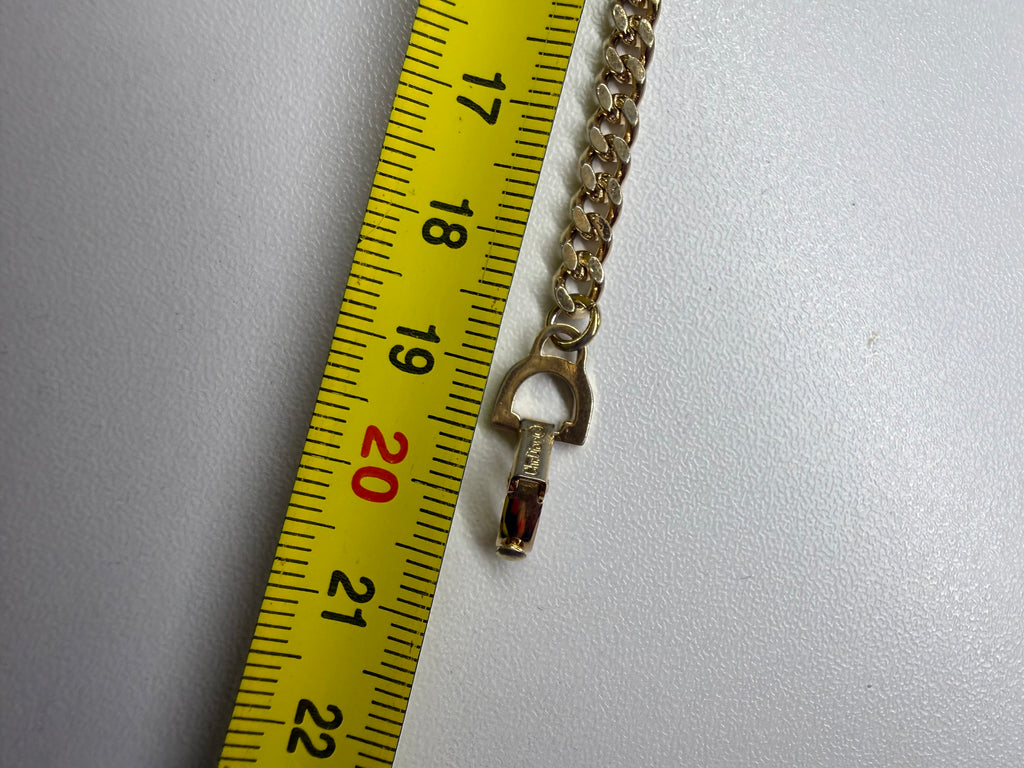 ✨ Bracelet Gourmette Vintage Christian Dior « CD » en Plaqué Or (1980) ✨