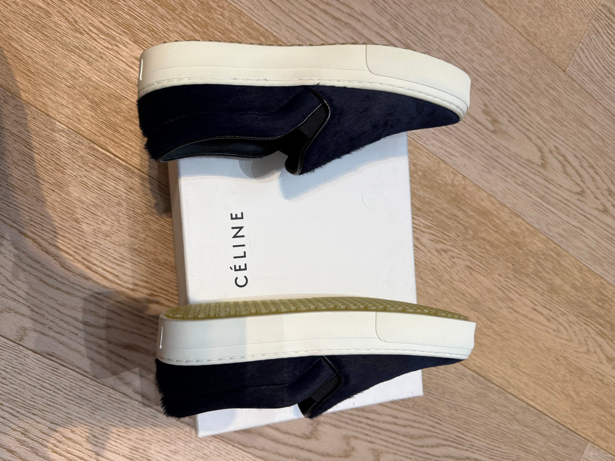 ✨ Neuves 850€ - Céline - Baskets veau poulain - T36 ✨