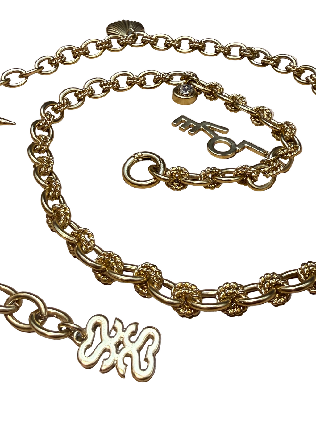 ✨ Neuve 125€ Sandro Magnifique ceinture bijou charms ok jusque 42 ✨