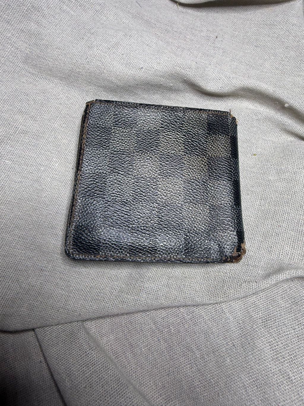 ✨ Louis Vuitton – Portefeuille Marco | Damier Graphite (À restaurer / Upcycling) ✨