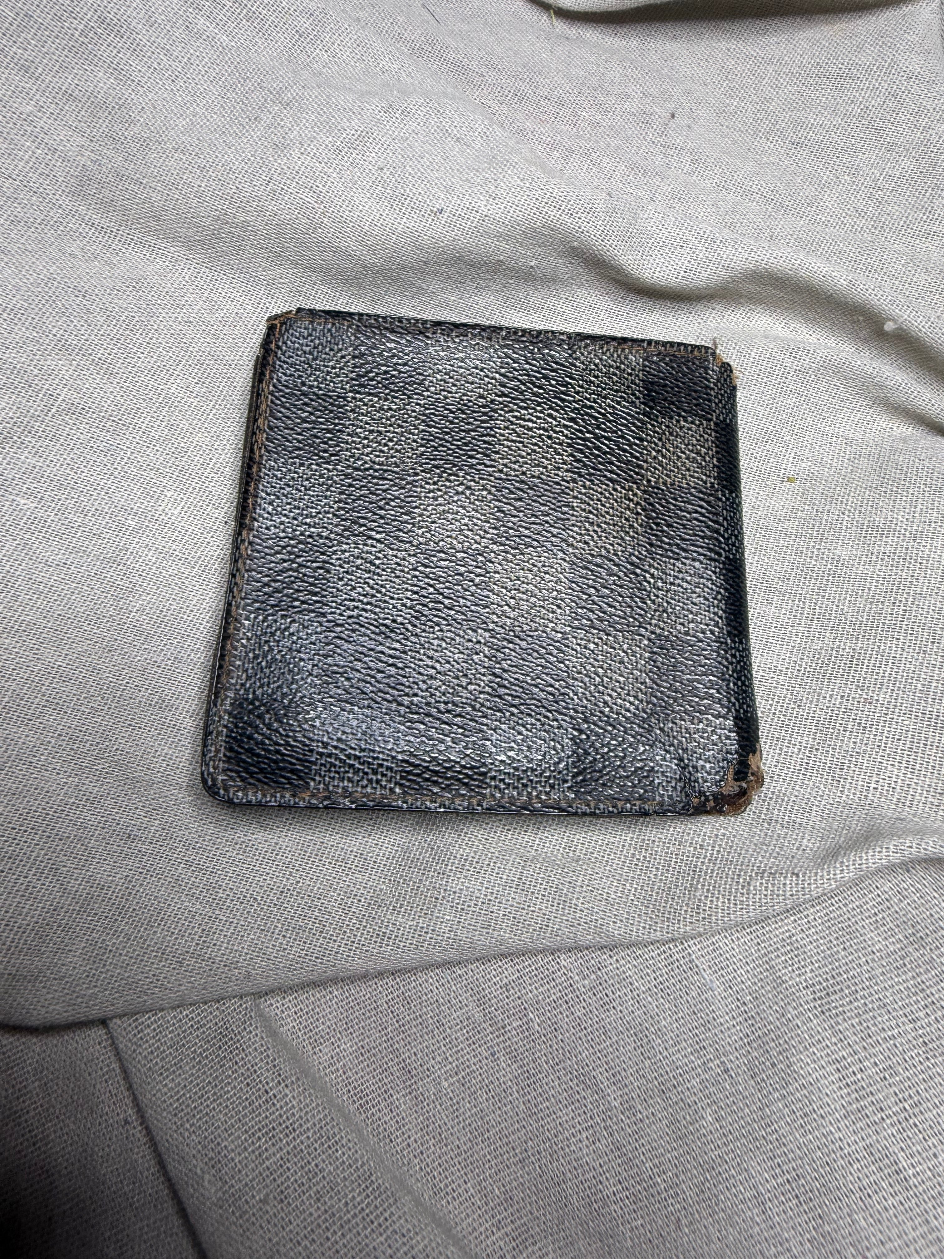 ✨ Louis Vuitton – Portefeuille Marco | Damier Graphite (À restaurer / Upcycling) ✨