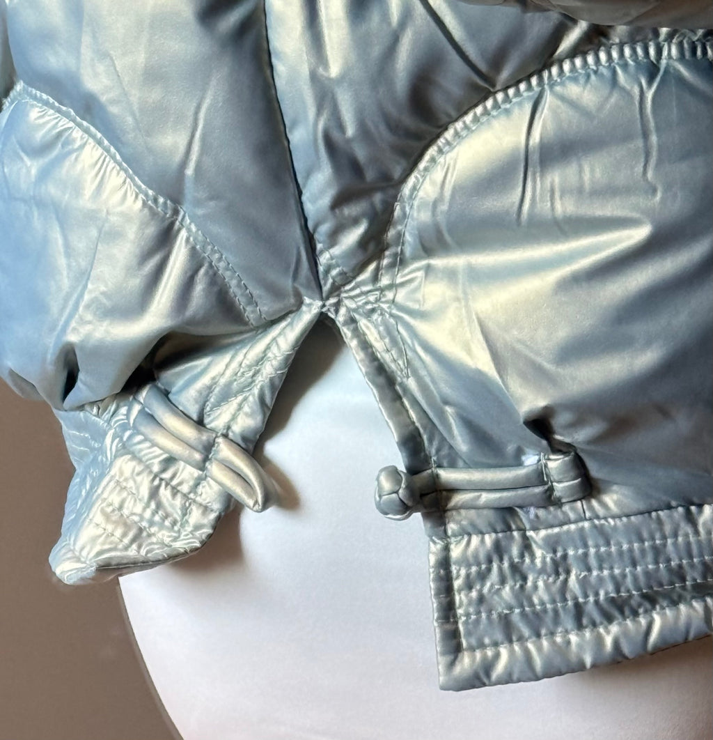 ✨ Neuve 130€ Diab’less Doudoune bleu métal M ok L ✨