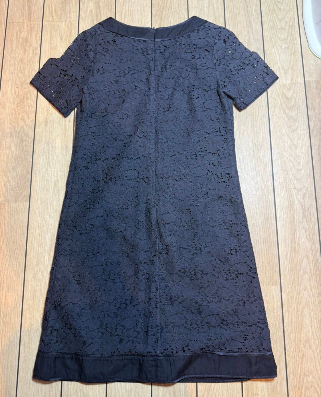 ✨ Massimo Dutti - Robe Dentelle droite noire - T36/38 ✨
