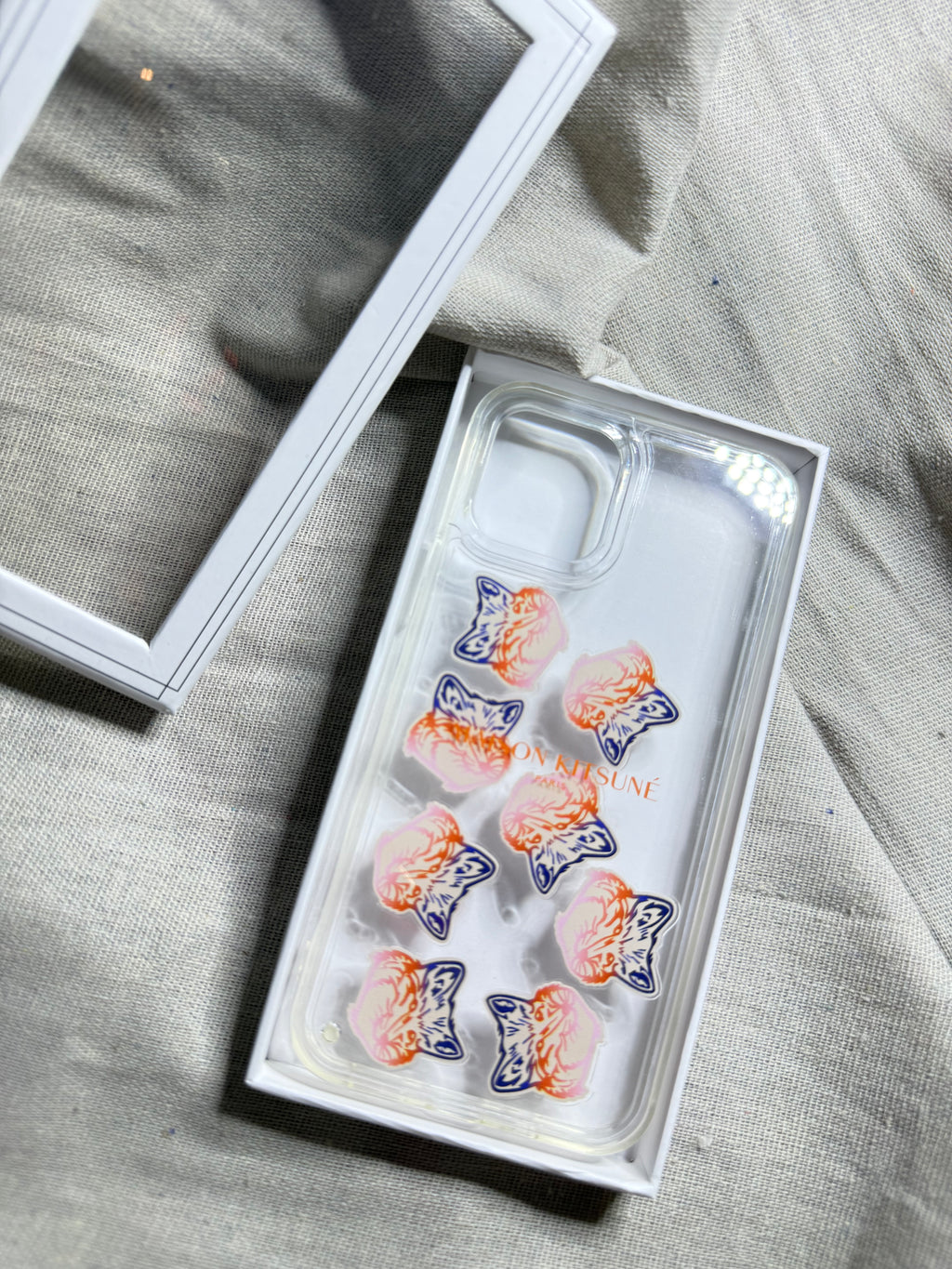 ✨ Neuve 70€ Maison Kitsuné coque iPhone 12 et 12 pro full set ✨