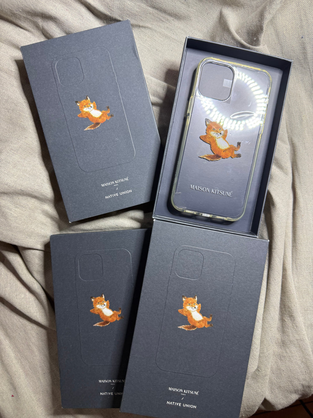 ✨ Neuve 70€ coque Maison Kitsuné iPhone 12 et 12 pro full set ✨