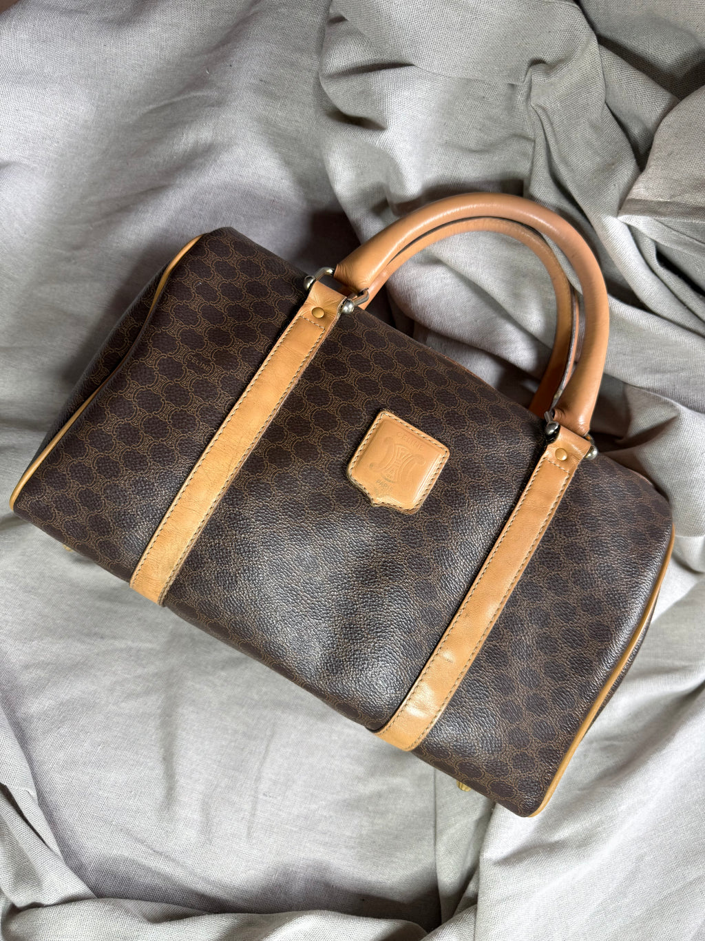 ✨ Sac Céline Boston 30 Macadam Vintage – Une Pépite Iconique ✨