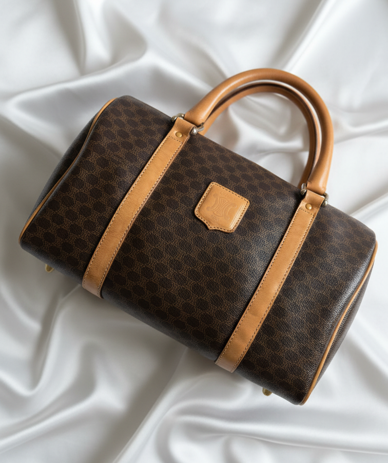 ✨ Sac Céline Boston 30 Macadam Vintage – Une Pépite Iconique ✨