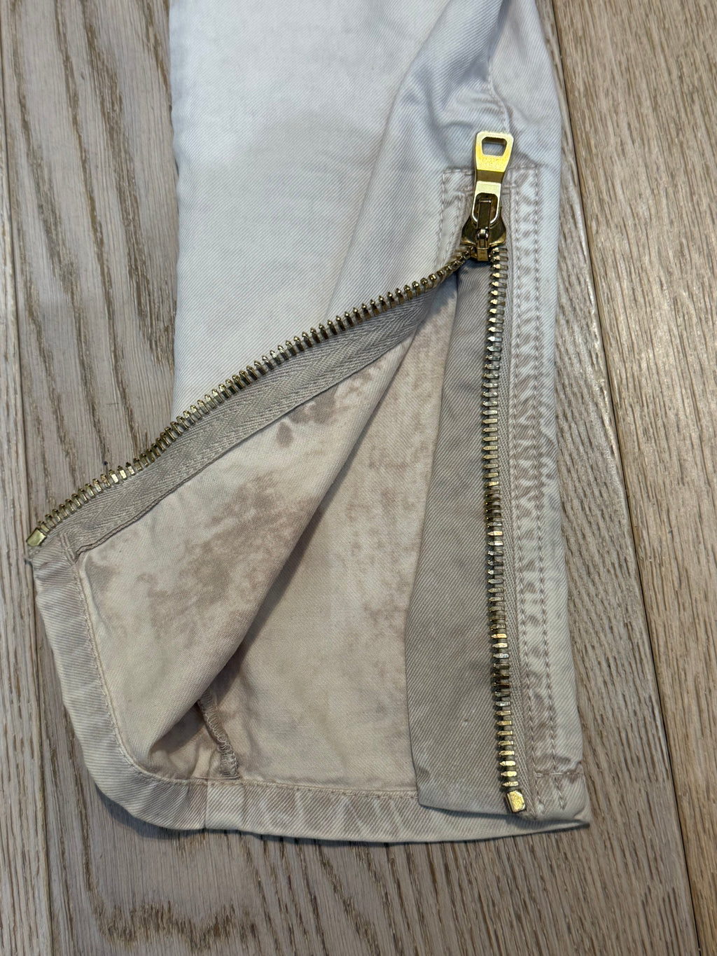✨ PIÈCE COLLECTOR – Jean Balmain Blanc Tie-Dye (Taille 36)✨
