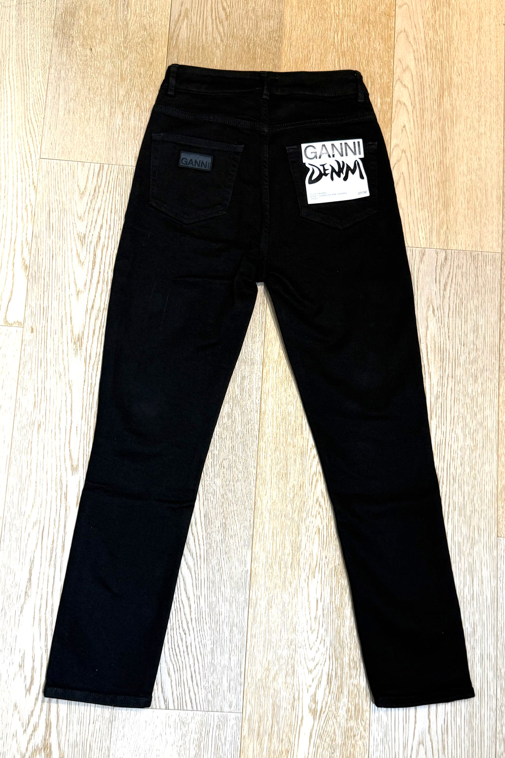 ✨ Neuf 165€ - Ganni - Jean Noir taille haute - W27 L32 ✨